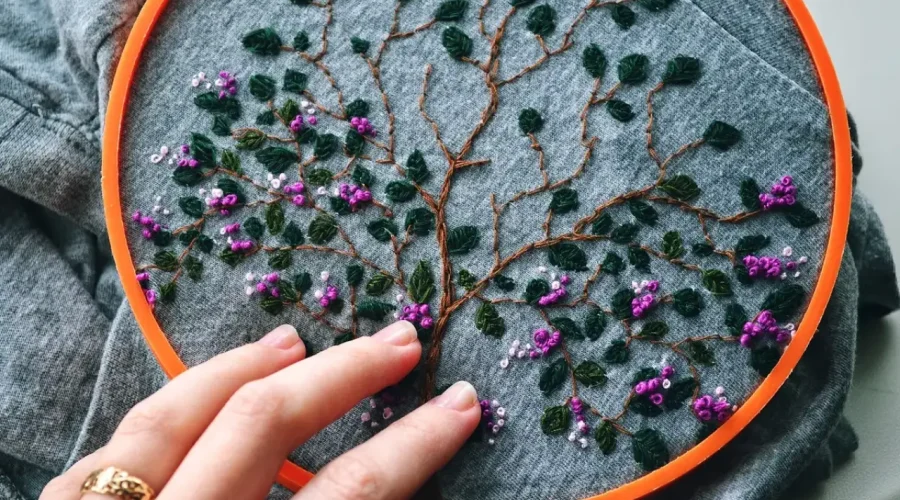 Embroidery While Traveling