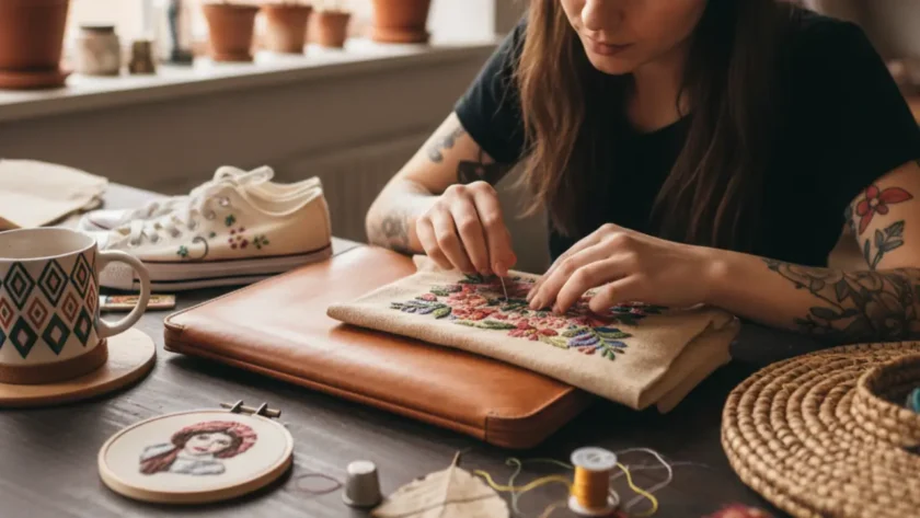 Embroidery on Unconventional Surfaces