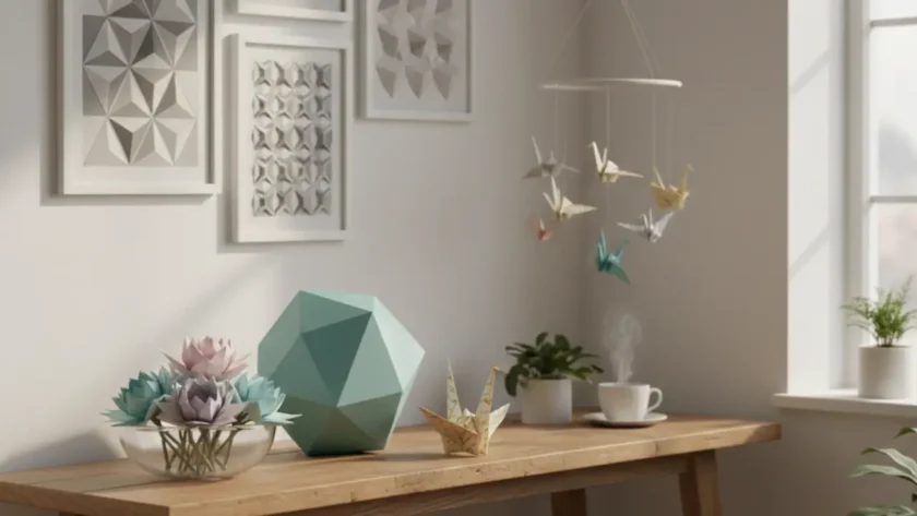 Origami in Home Decor